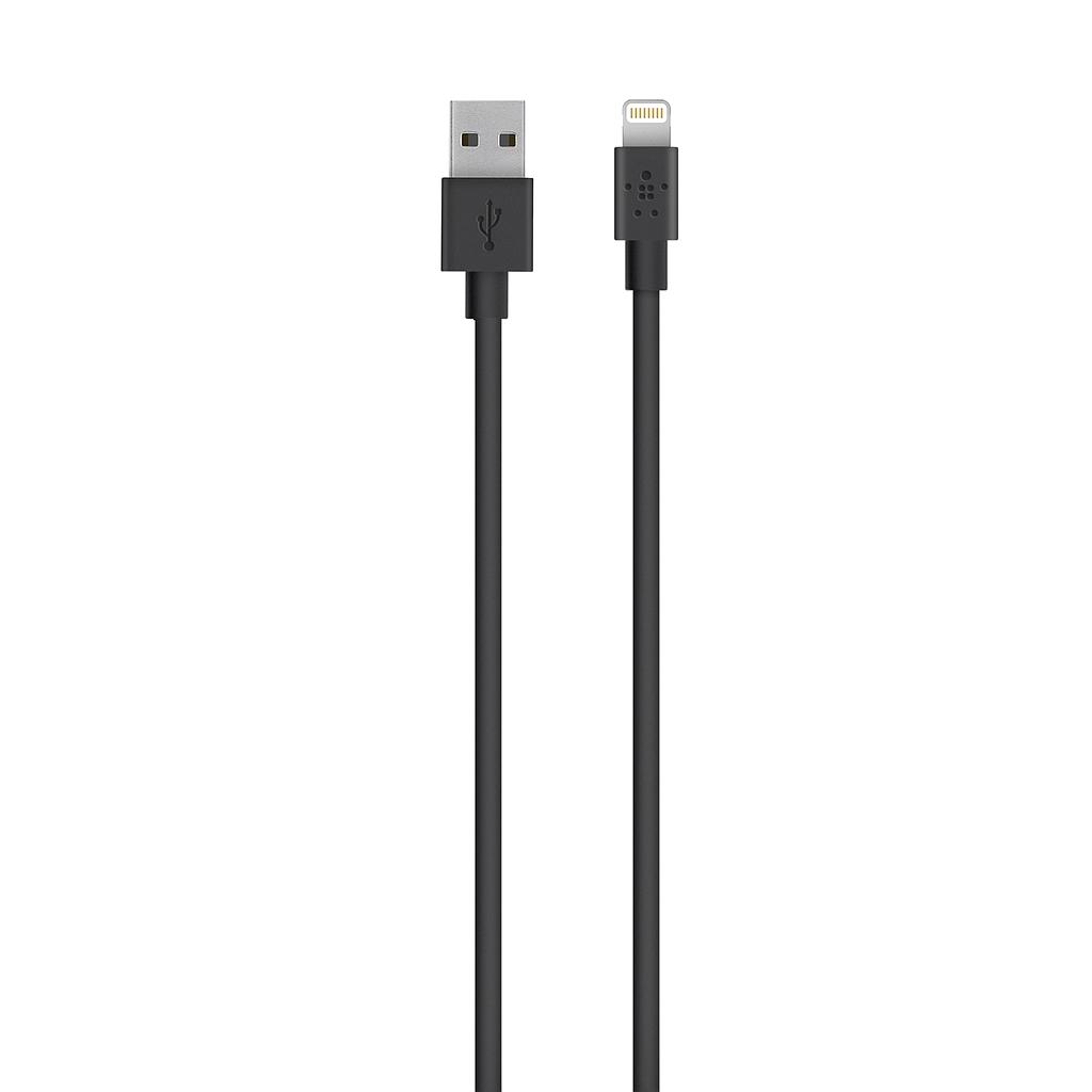 F8J023bt04-BLK CABLE LIGHTNING NEG 1,2MT