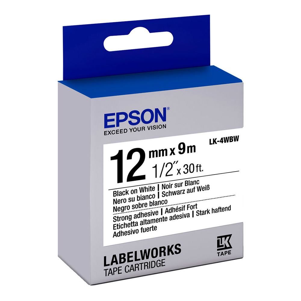 LK-4WBN CINTA EPSON LABELWORKS NEG/BLAN