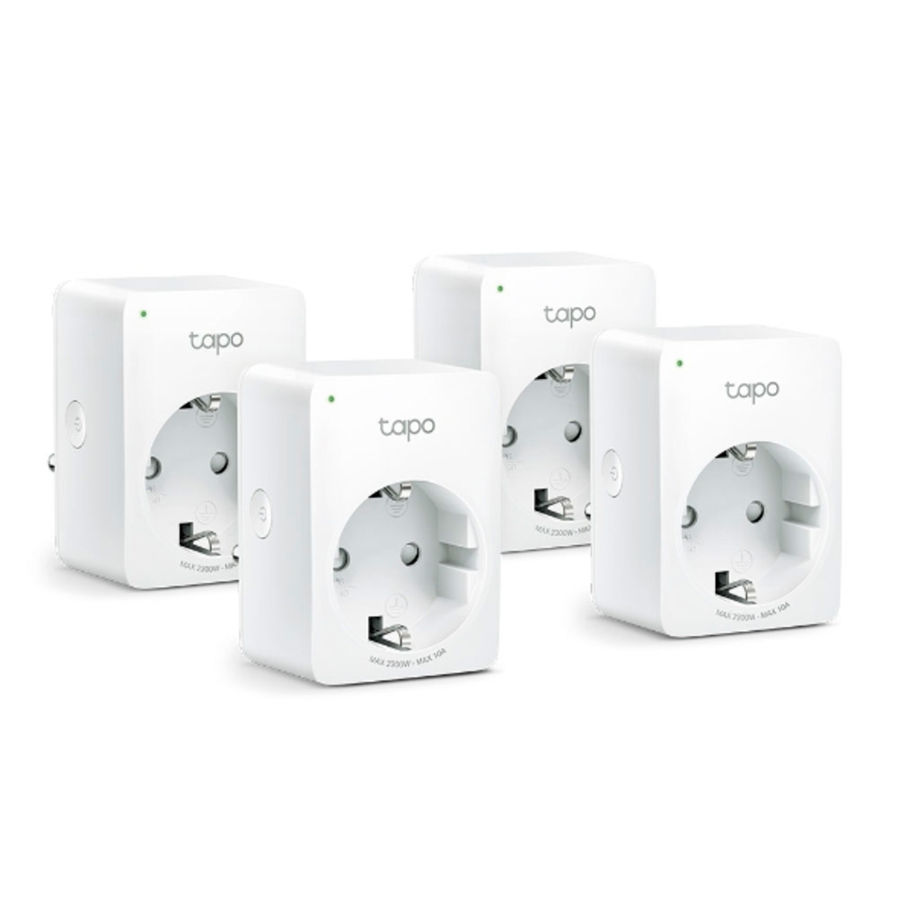 TAPO P100(4-PACK) MINI ENCHUFE WI-FI