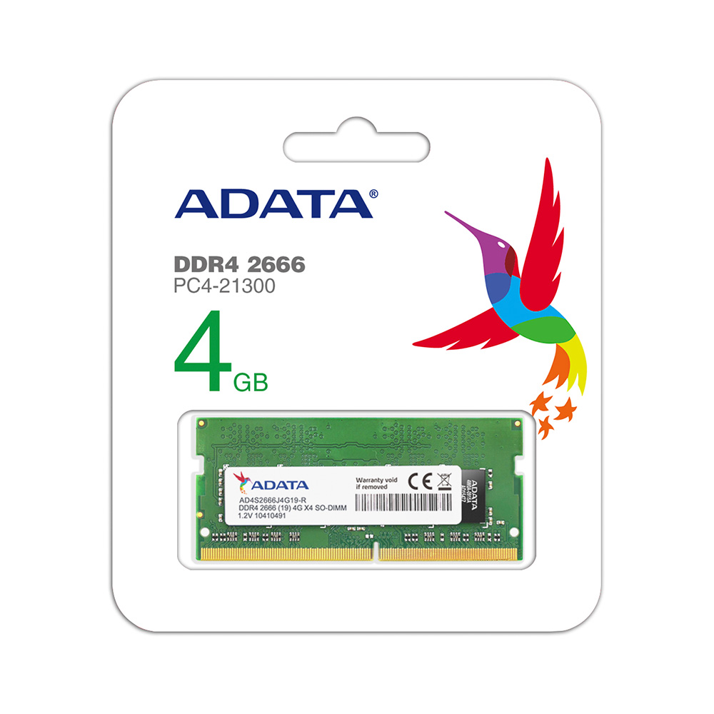 AD4S2666J4G19-S MEMORIA DDR4 4GB 2666