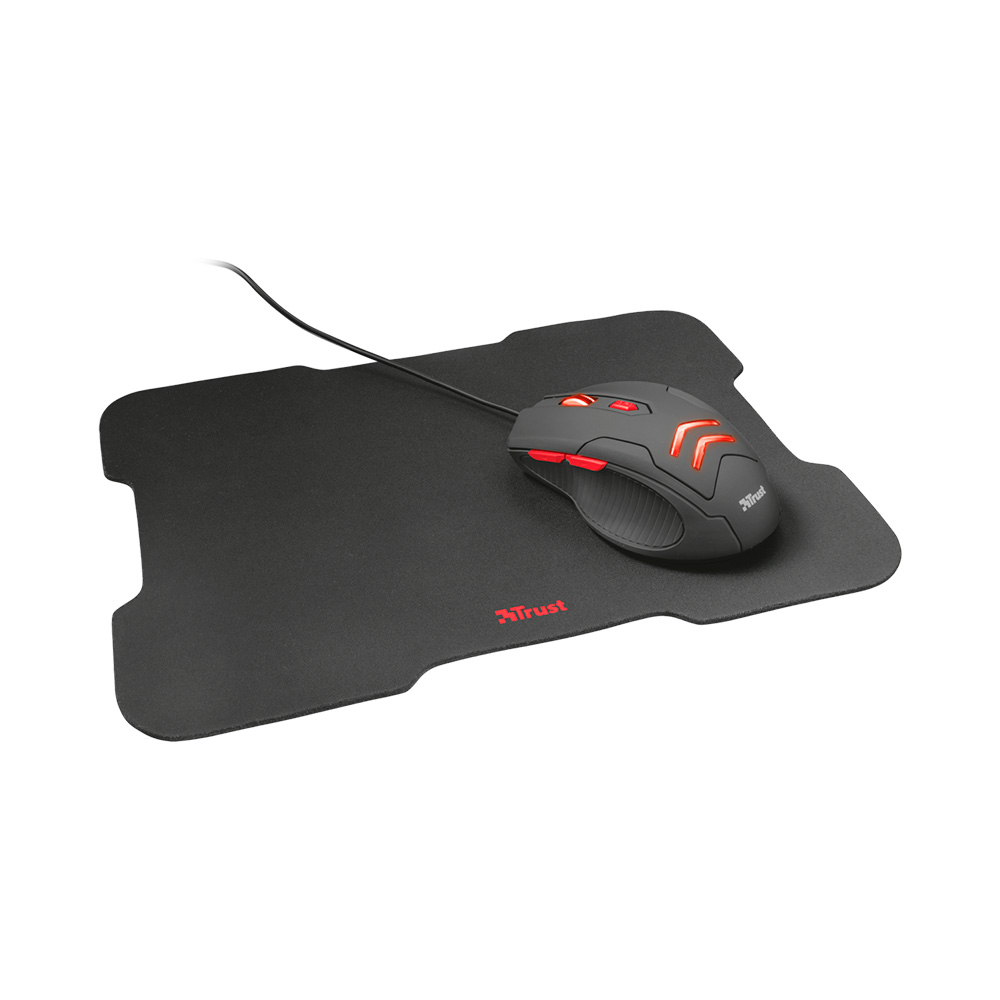 21963 COMBO TRUST GAMER ZIVA MOUSE + PAD