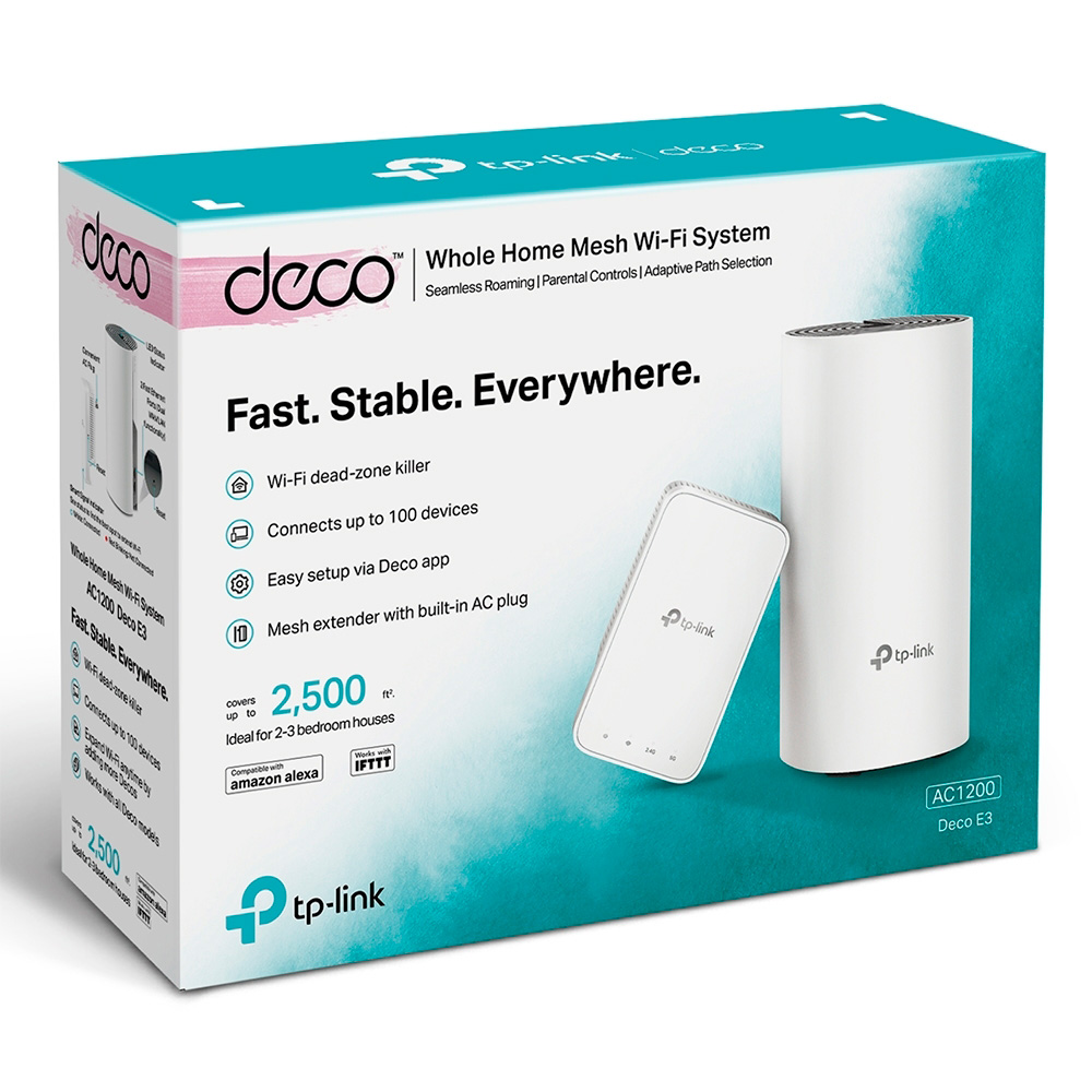 DECO E3(2-PACK) SISTEMA MESH WIFI AC1200