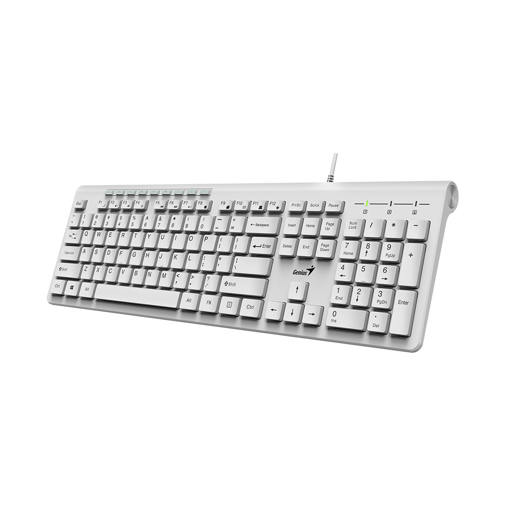 31310010403 TECLADO SLIMSTAR 230 BLANCO