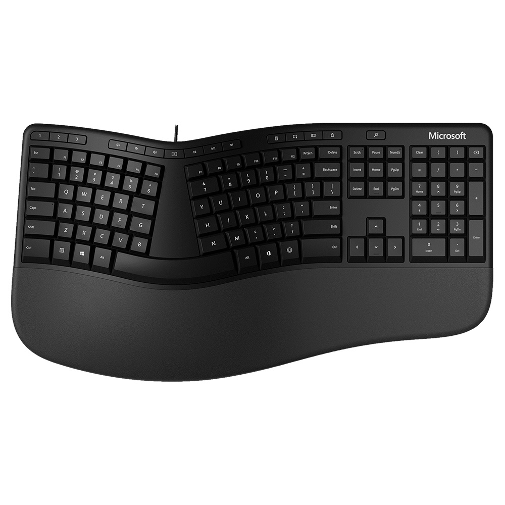 LXM-00003 TECLADO ERGONOMICO USB